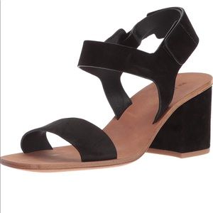Via Spiga Kamille Suede Block Heel Sandals